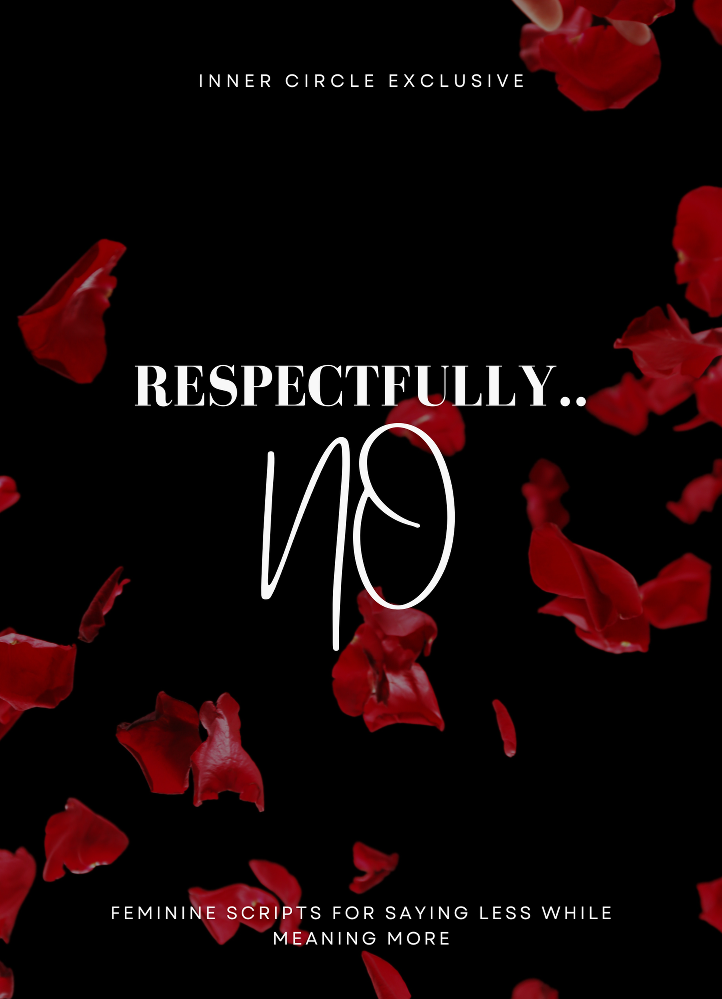 Respectfully.. No - Feminine Scripts for Saying Less While Meaning More