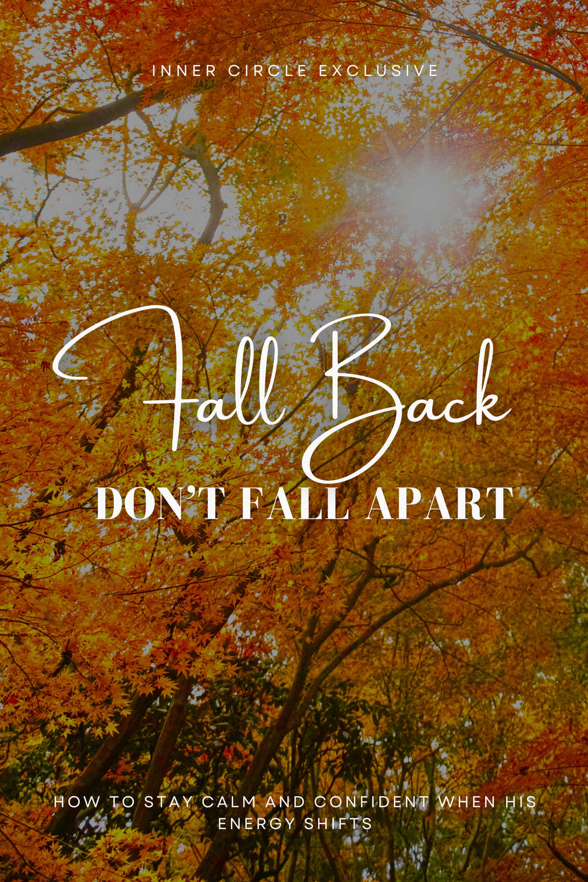 Leaving Soon: Fall Back Don't Fall Apart – Beauty Beyond All